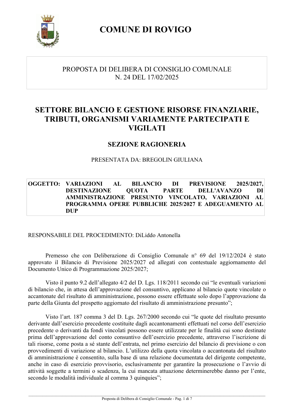 Pagina 1 del documento