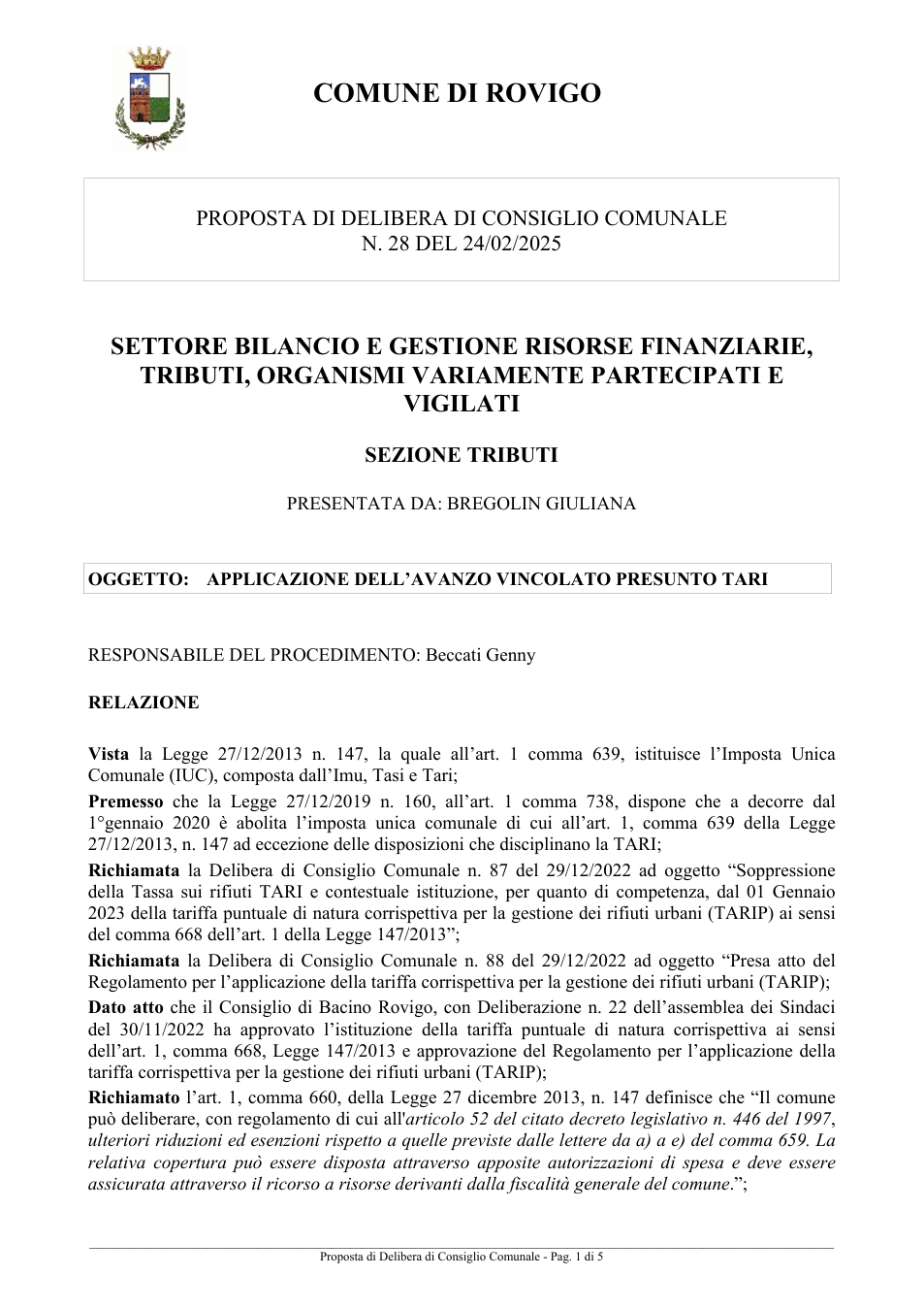 Pagina 1 del documento