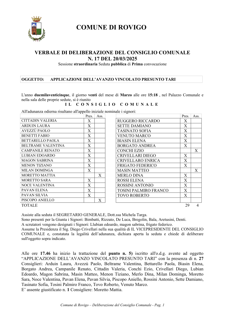 Pagina 1 del documento