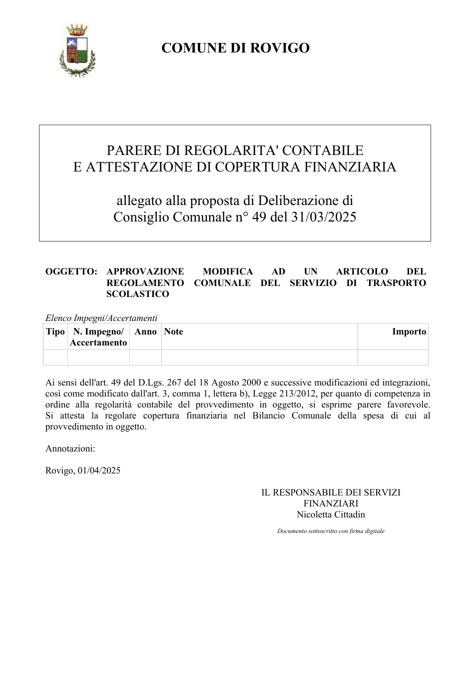 Pagina 1 del documento