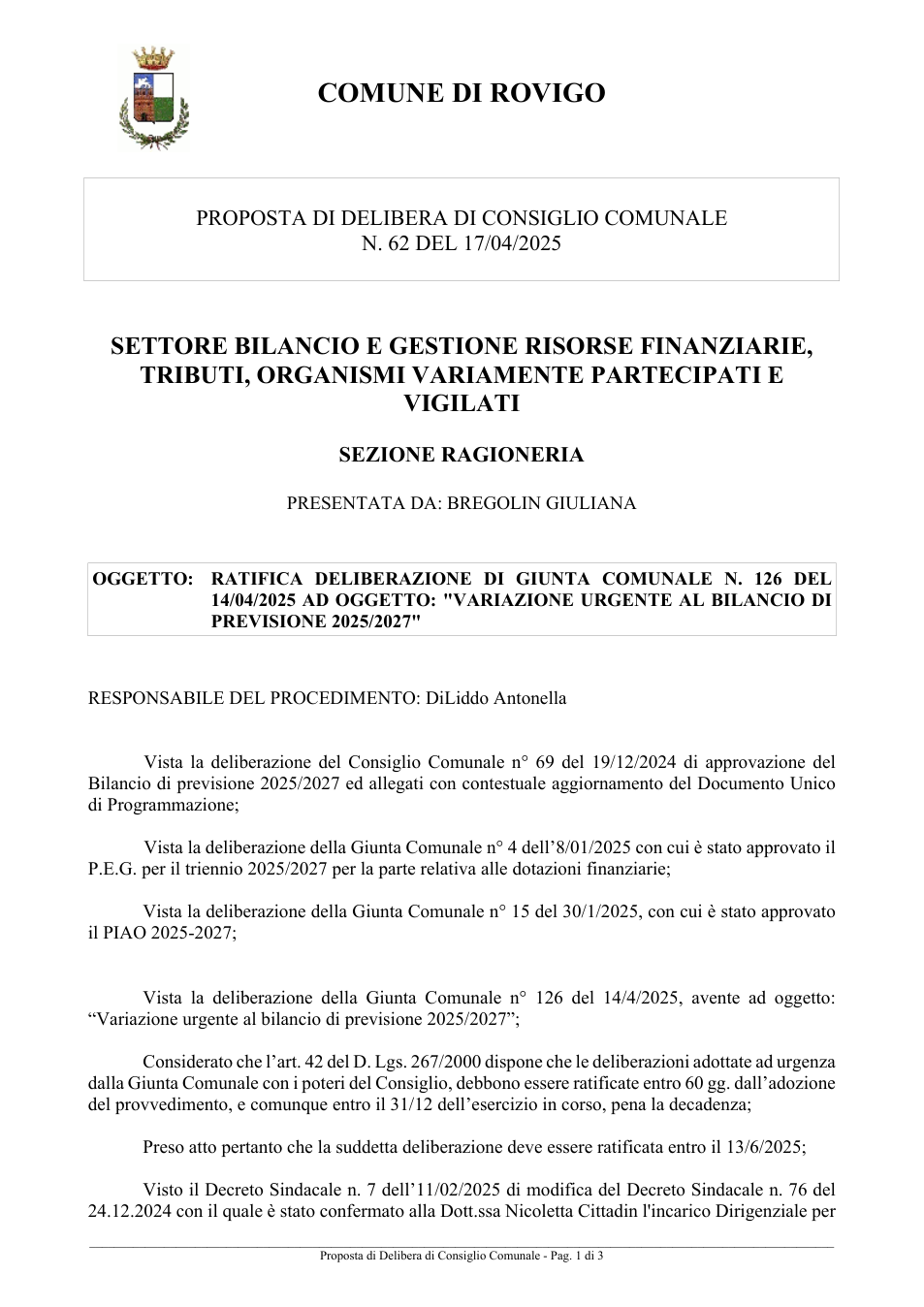 Pagina 1 del documento