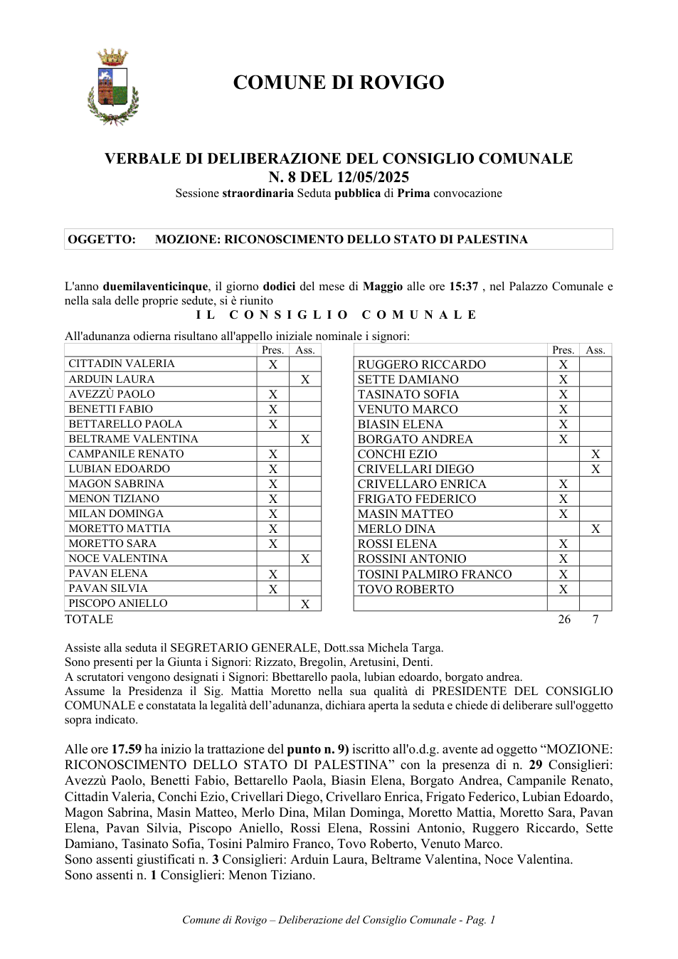 Pagina 1 del documento