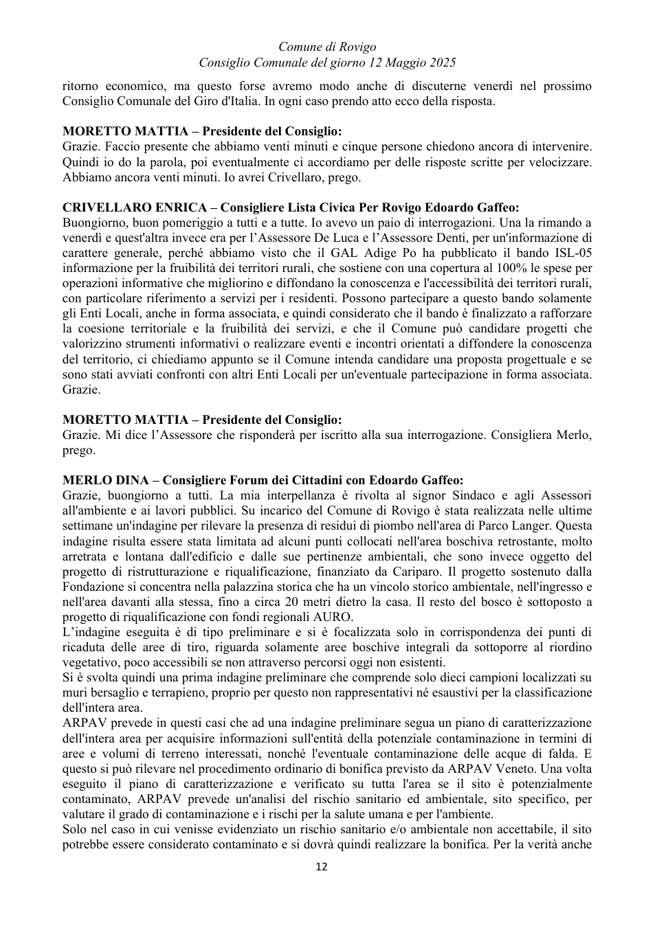 Pagina 12 del documento
