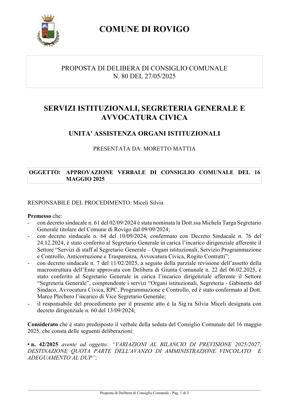 Pagina 1 del documento