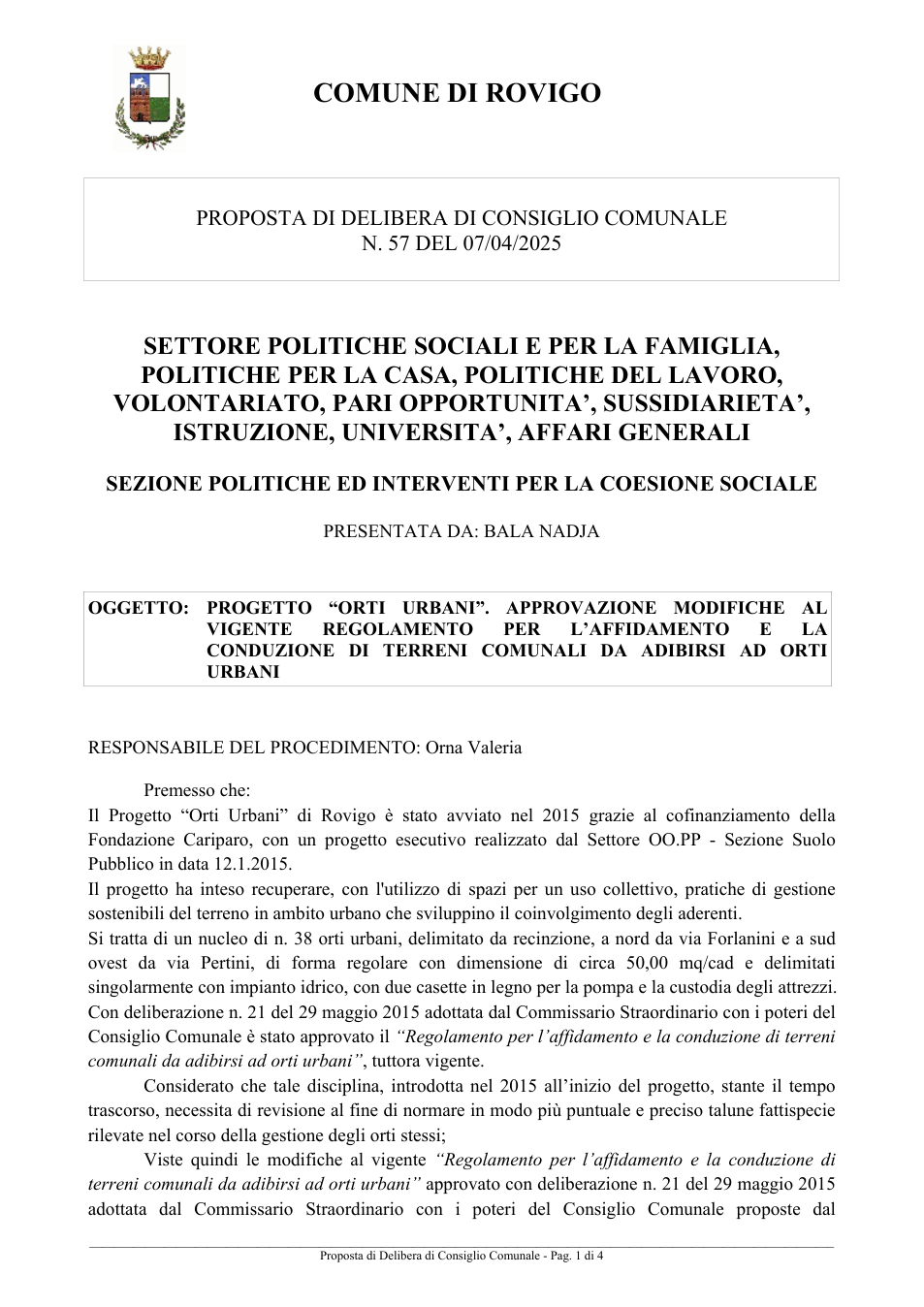 Pagina 1 del documento