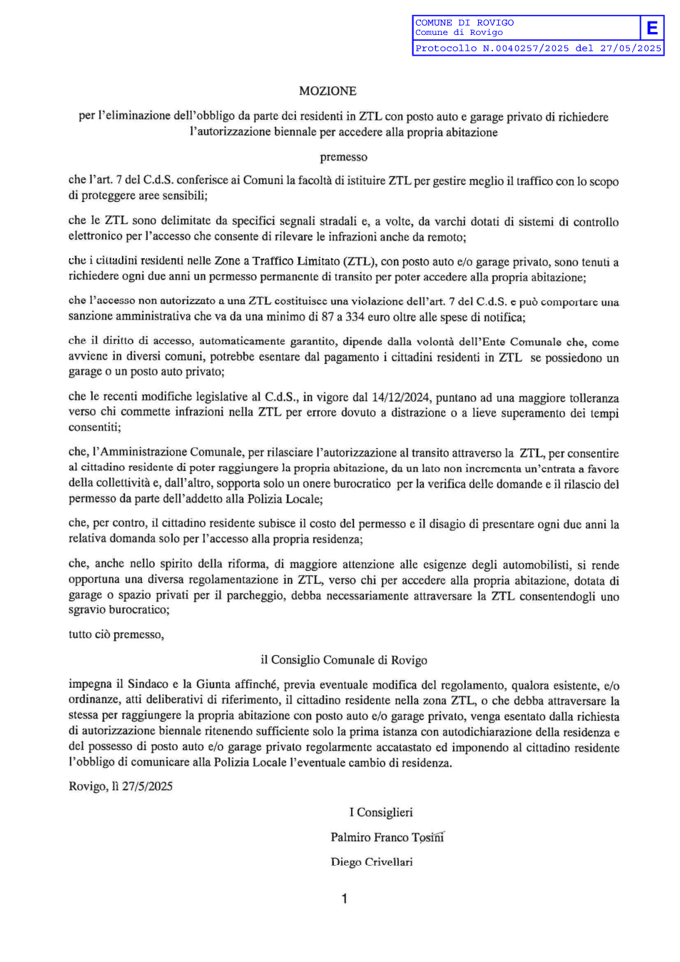 Pagina 1 del documento