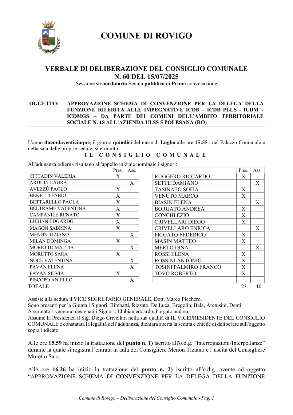 Pagina 1 del documento