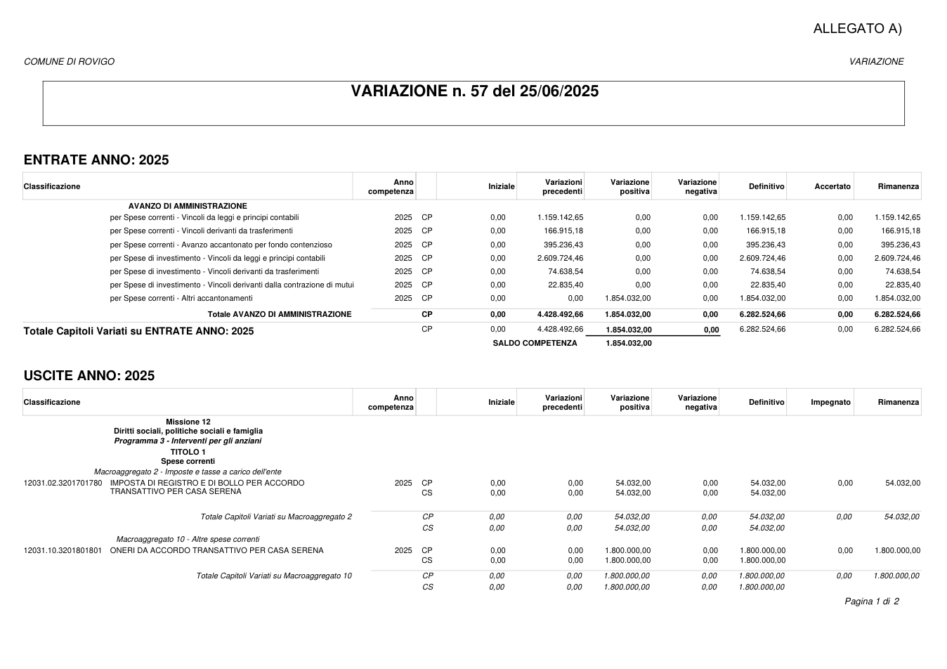Pagina 1 del documento