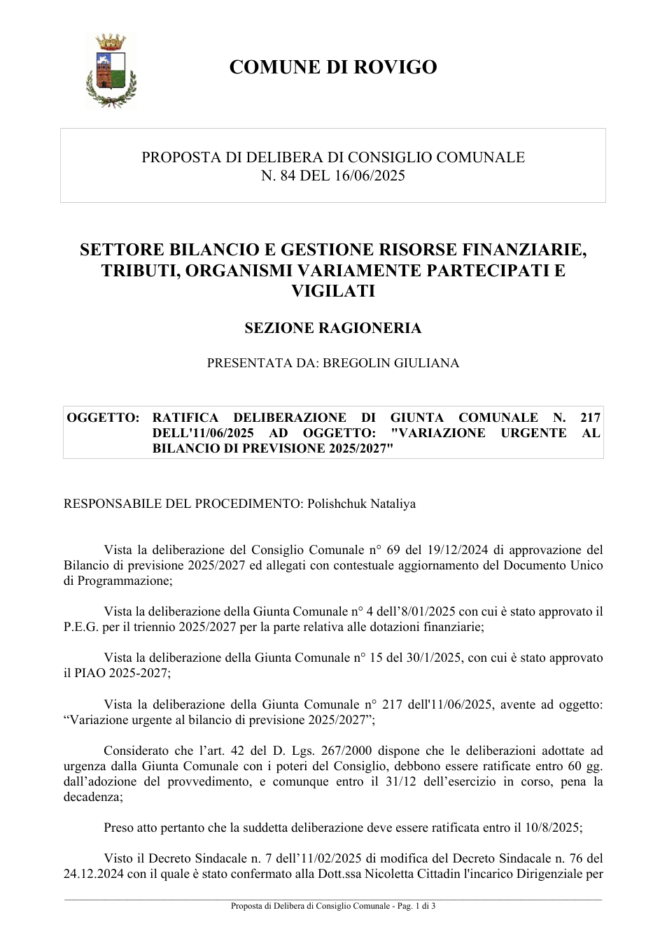 Pagina 1 del documento