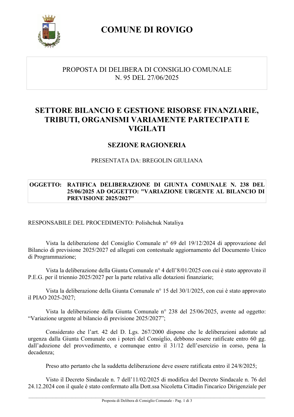Pagina 1 del documento