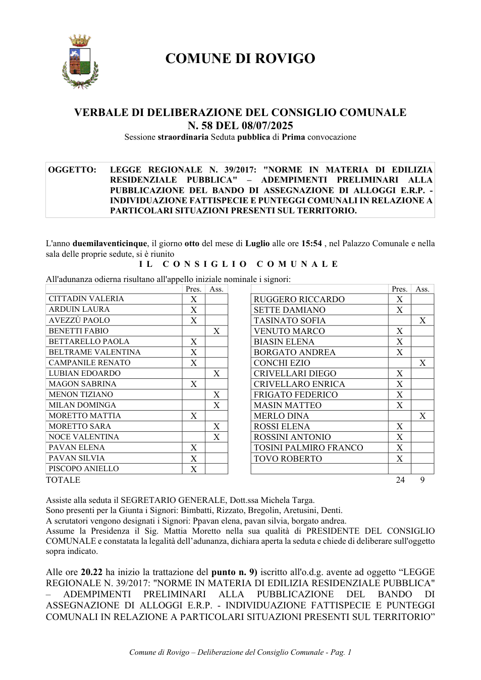 Pagina 1 del documento