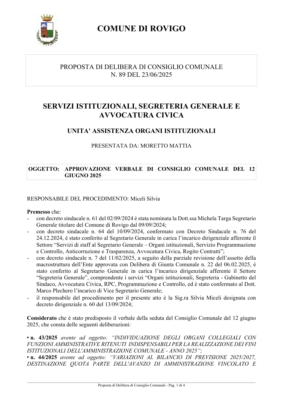 Pagina 1 del documento