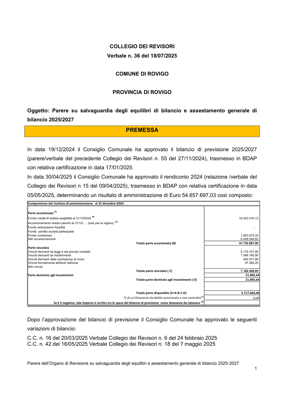 Pagina 1 del documento