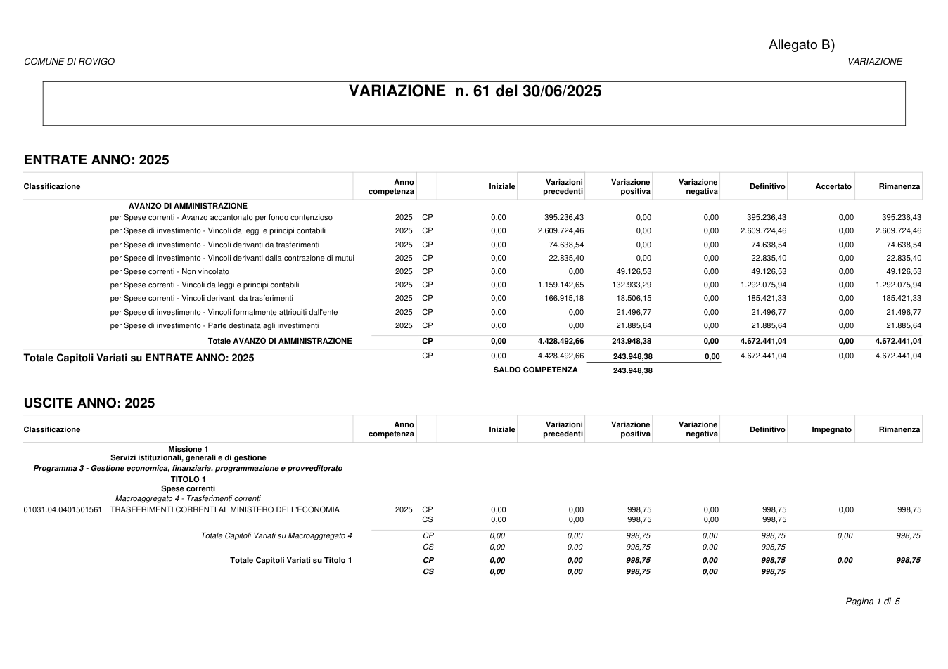 Pagina 1 del documento