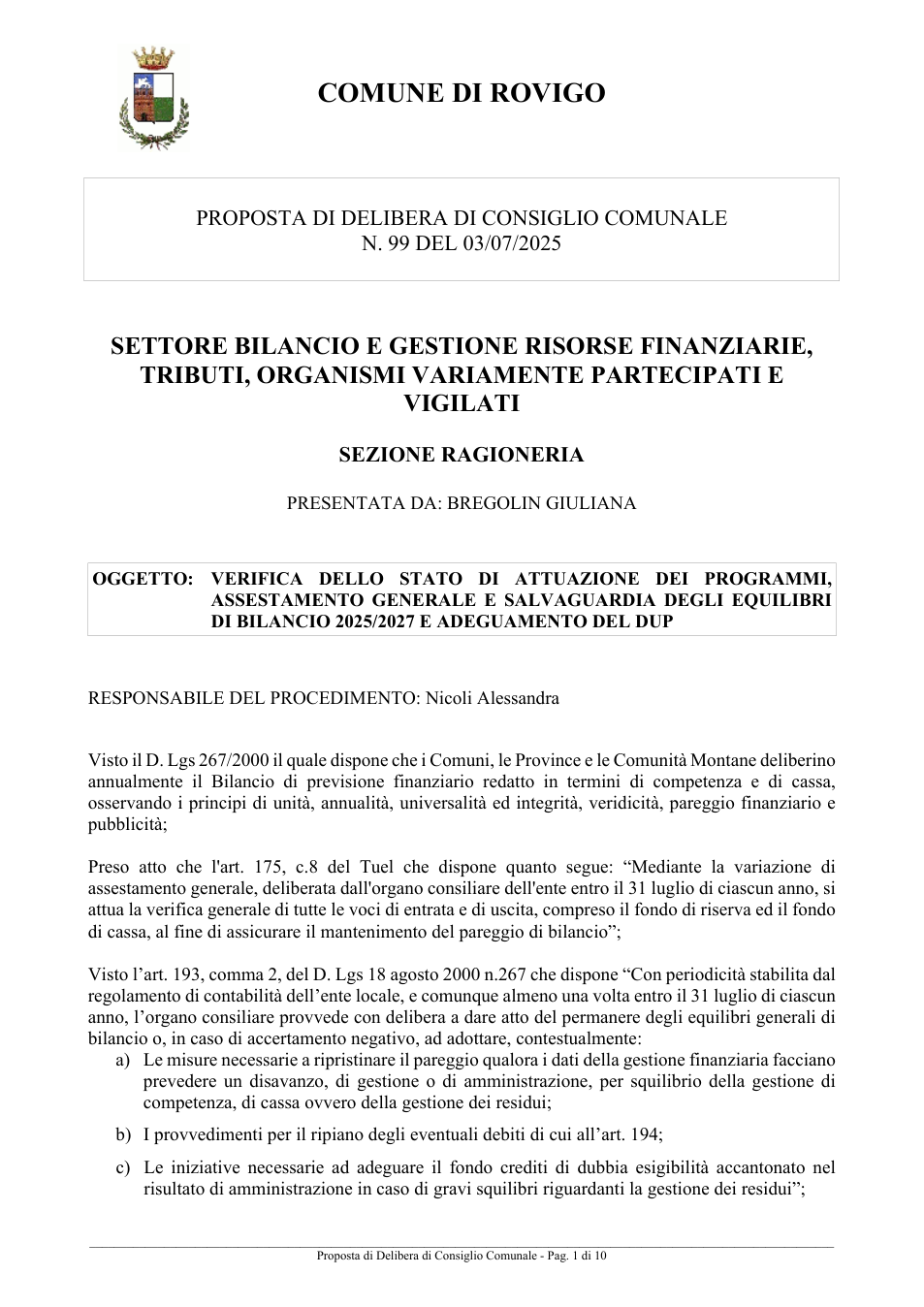 Pagina 1 del documento