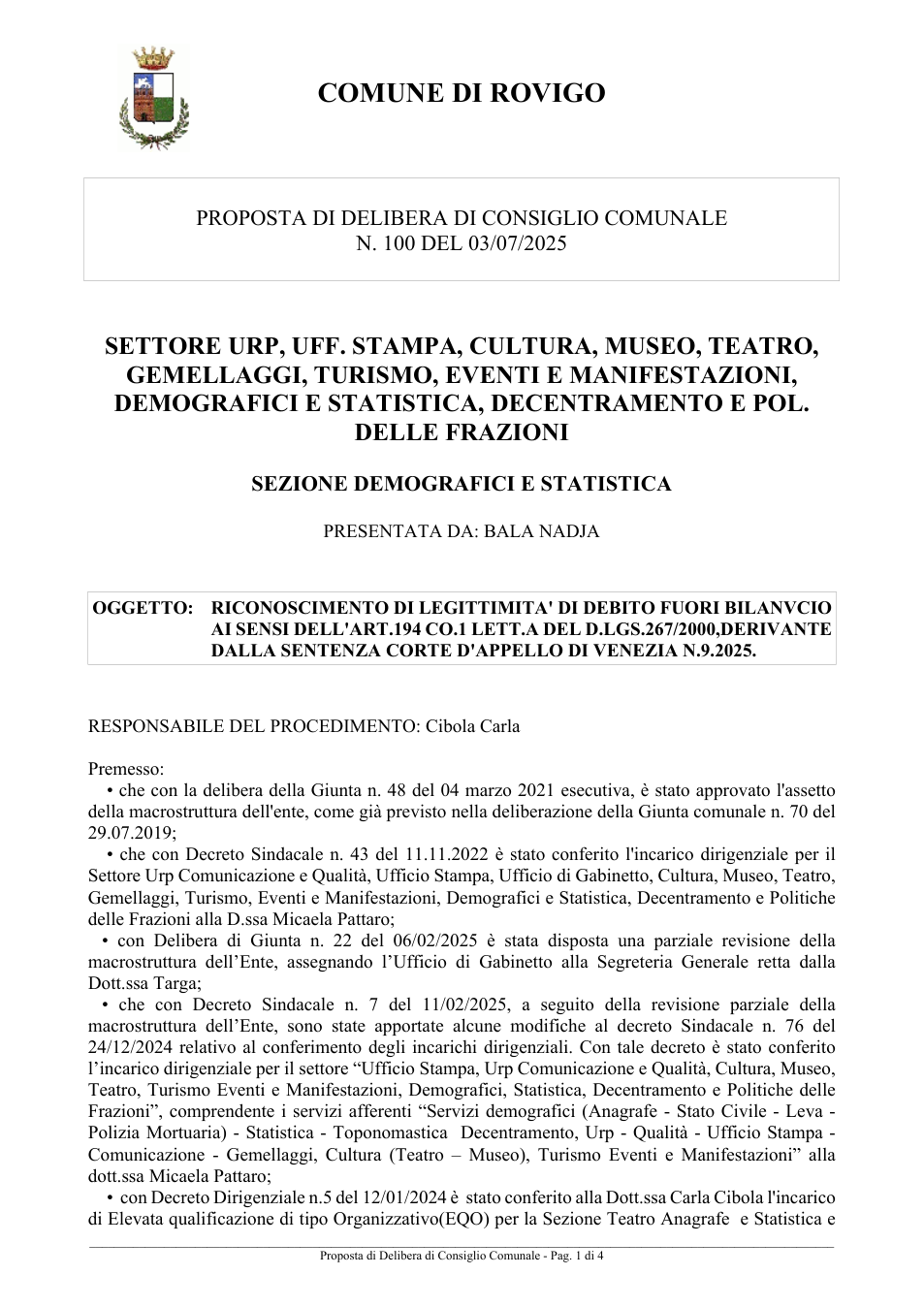 Pagina 1 del documento
