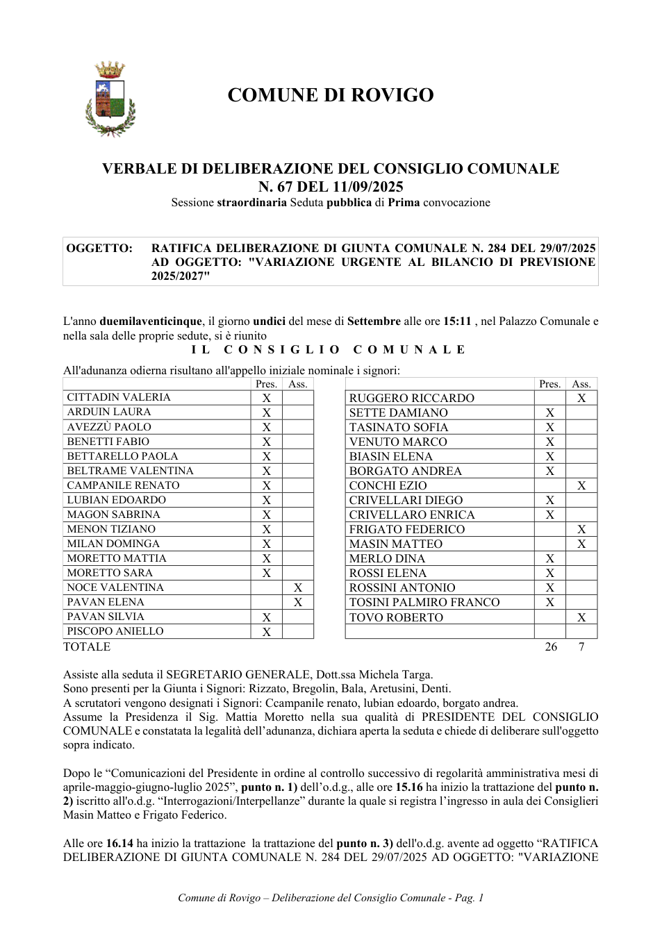 Pagina 1 del documento