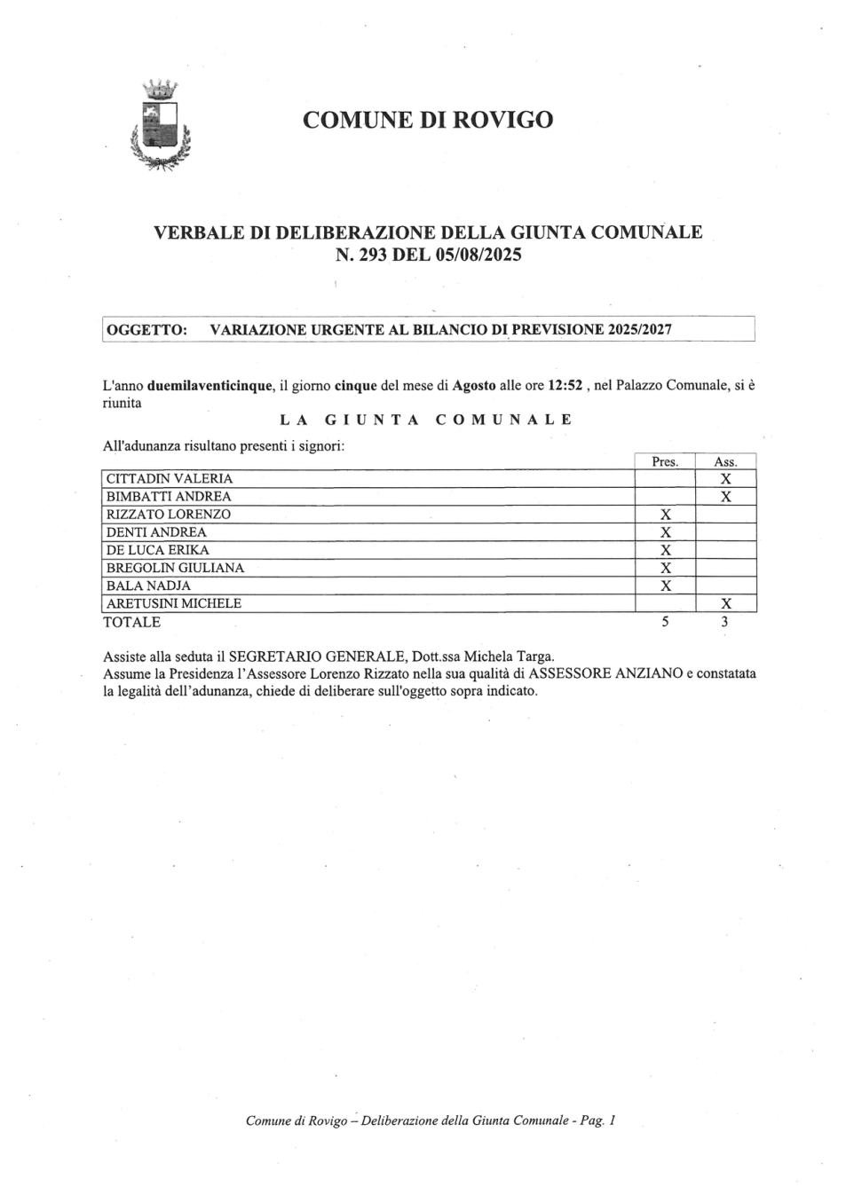 Pagina 1 del documento