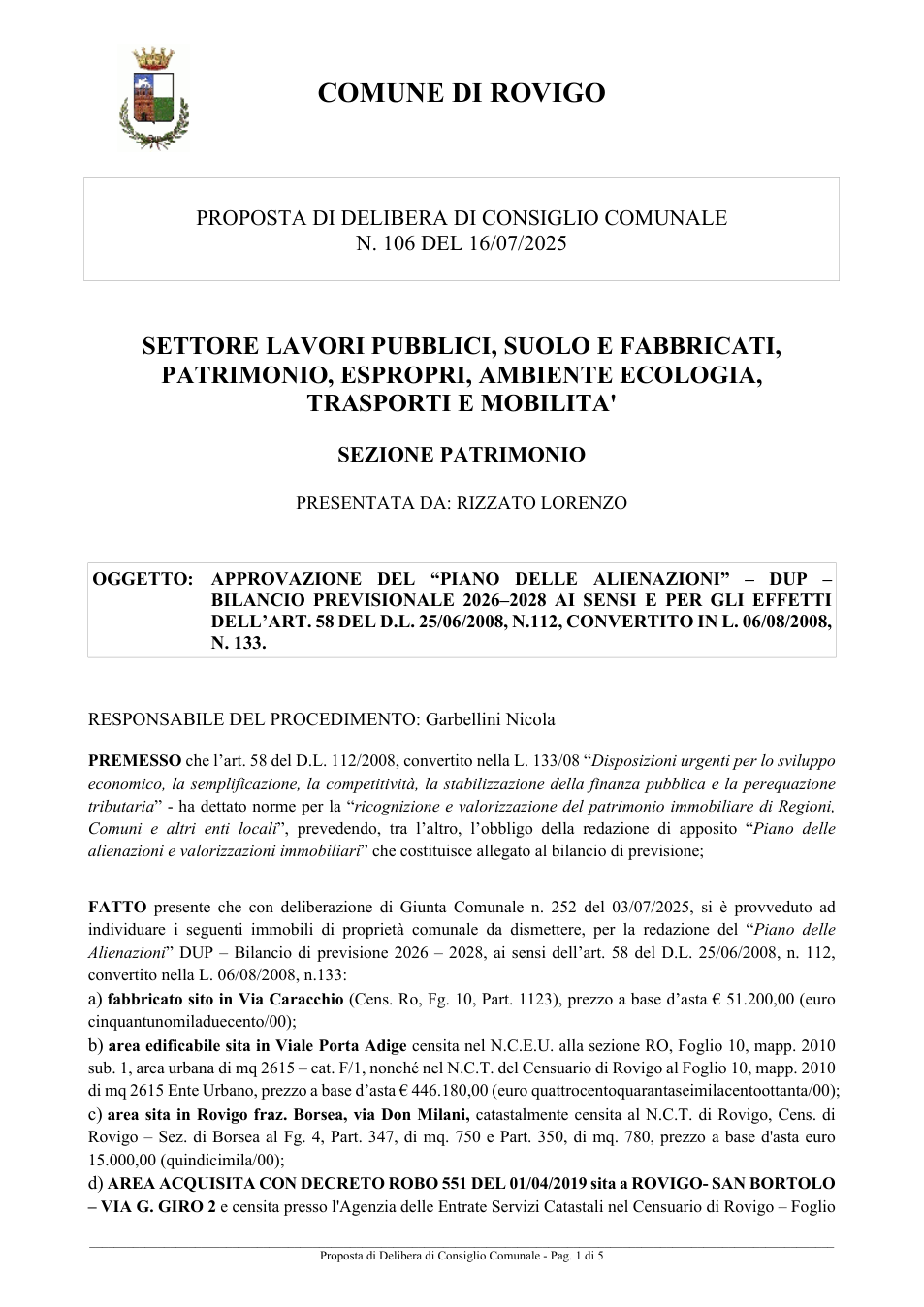 Pagina 1 del documento