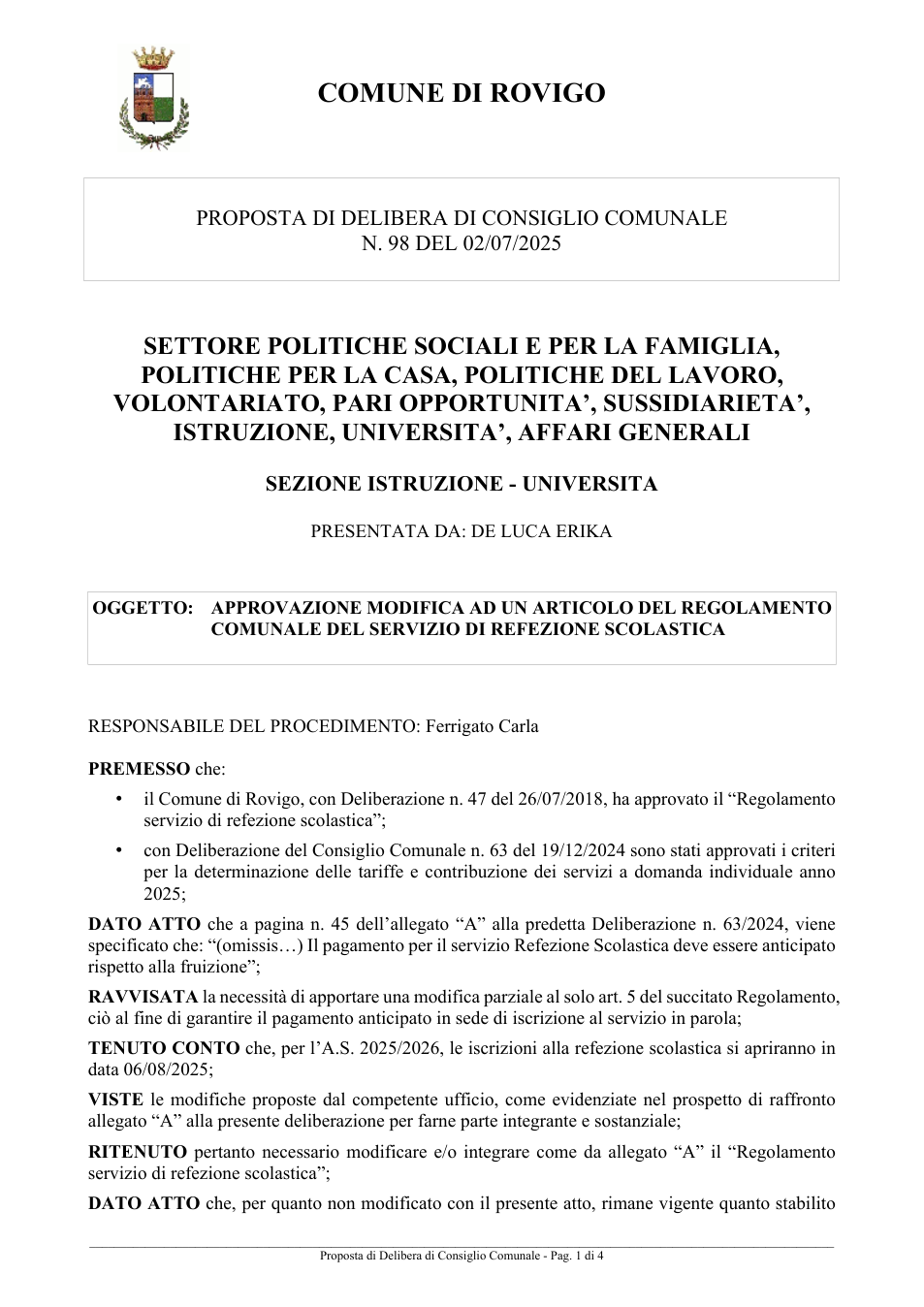 Pagina 1 del documento