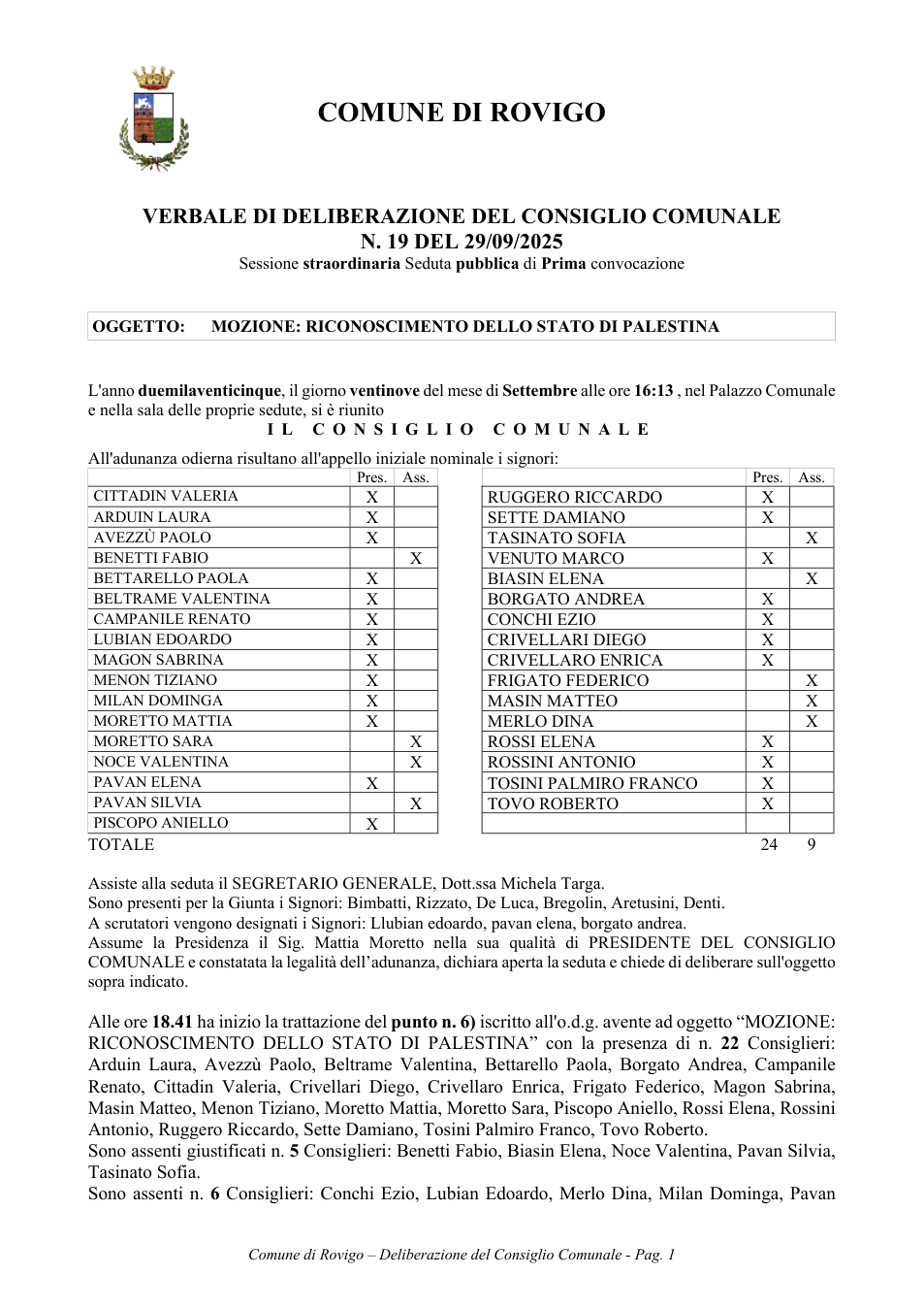 Pagina 1 del documento