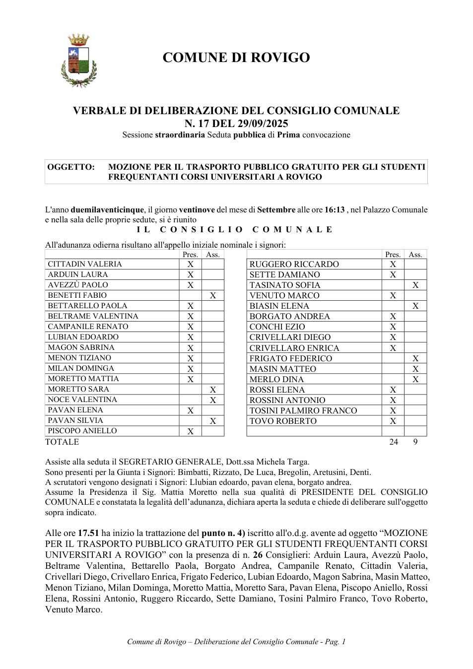 Pagina 1 del documento