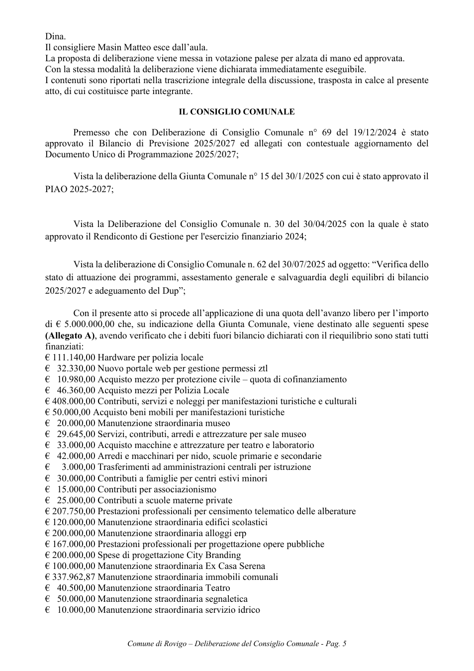 Pagina 5 del documento