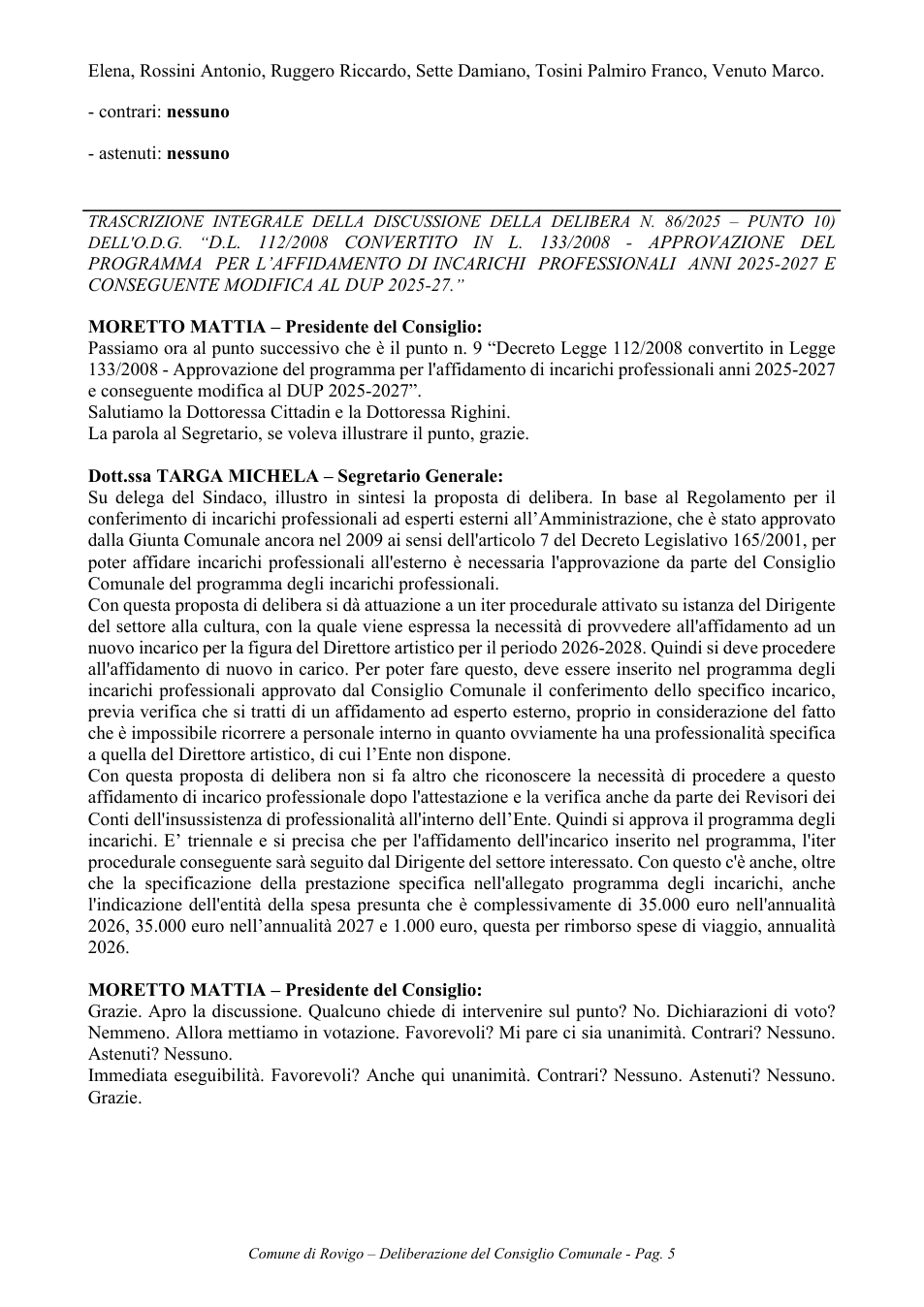 Pagina 5 del documento