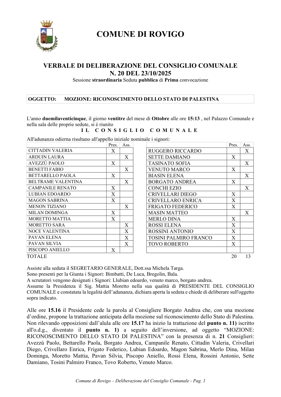 Pagina 1 del documento