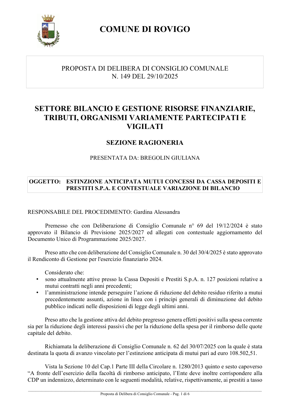 Pagina 1 del documento