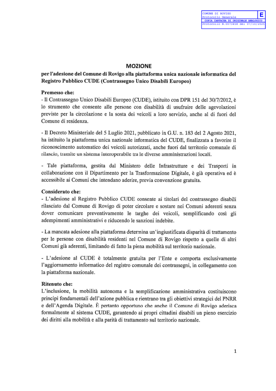 Pagina 1 del documento