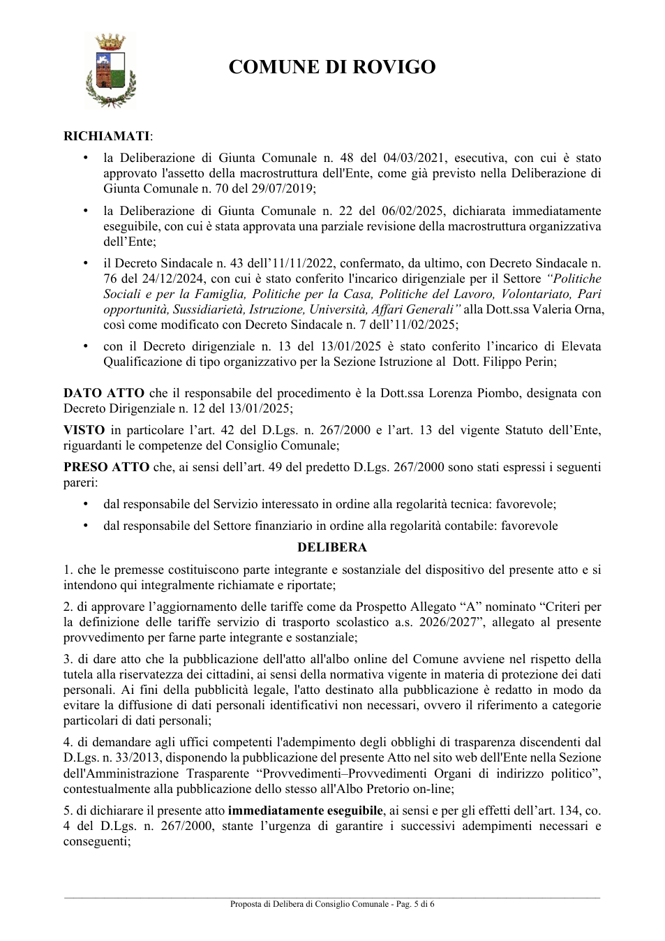 Pagina 5 del documento