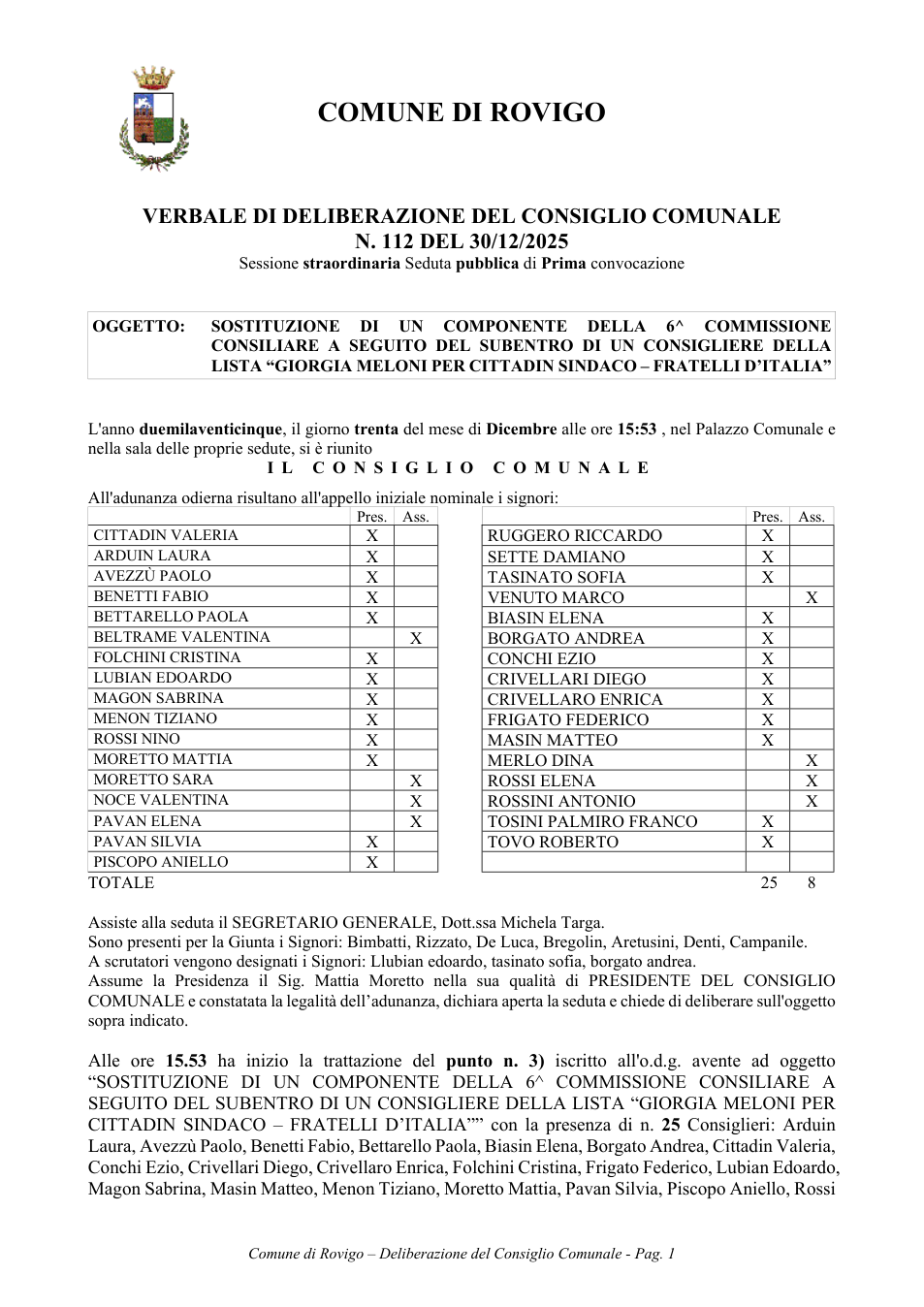 Pagina 1 del documento