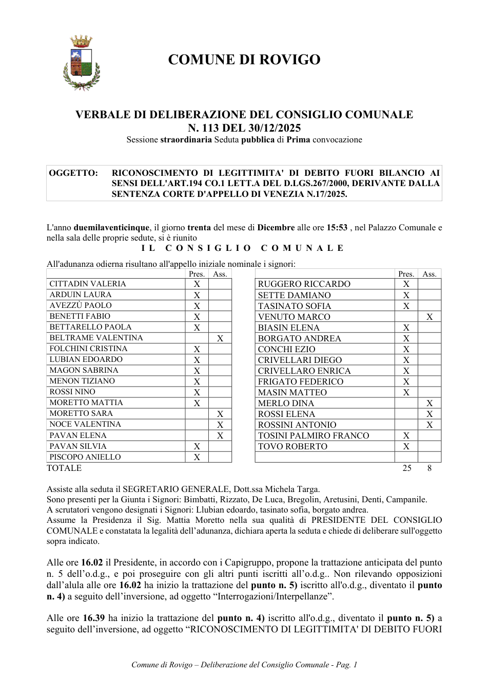 Pagina 1 del documento