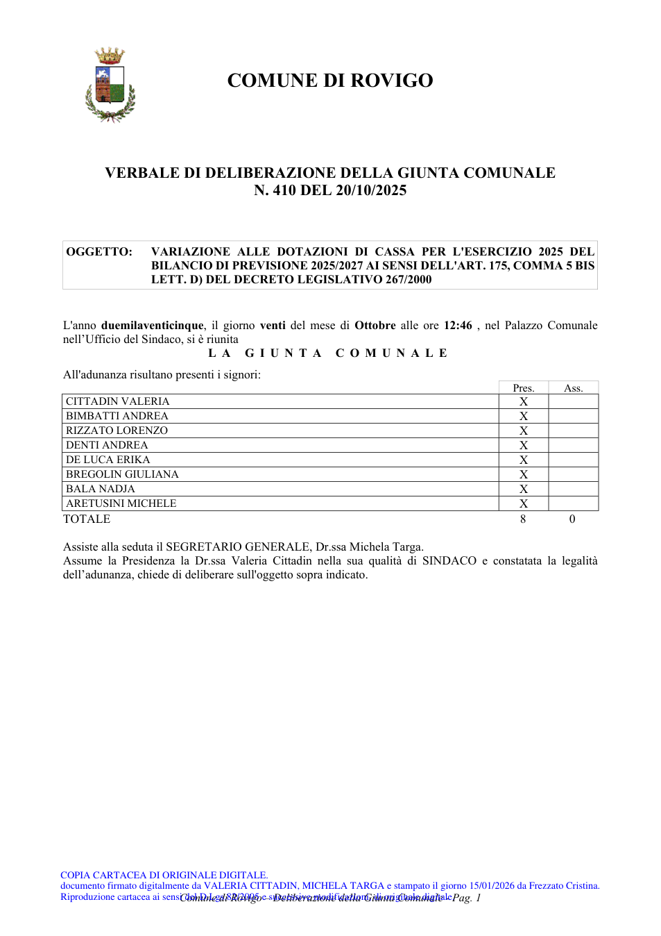 Pagina 1 del documento