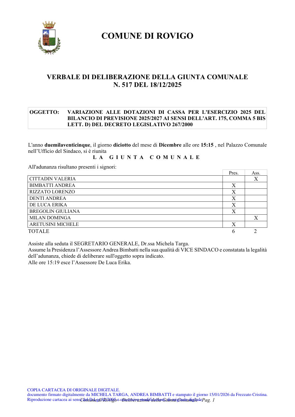 Pagina 1 del documento