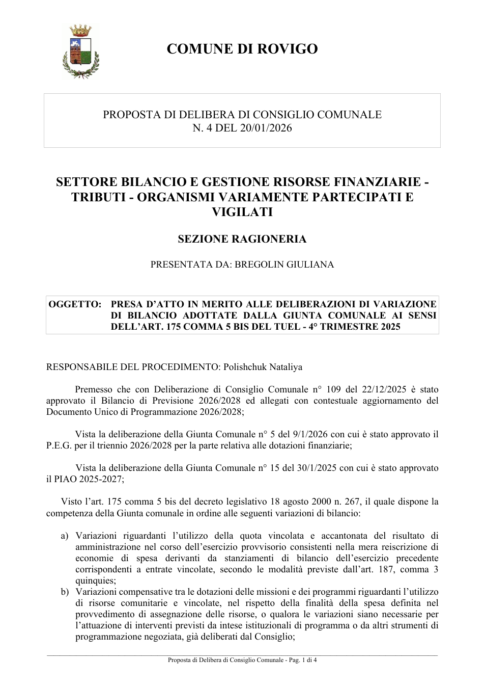 Pagina 1 del documento