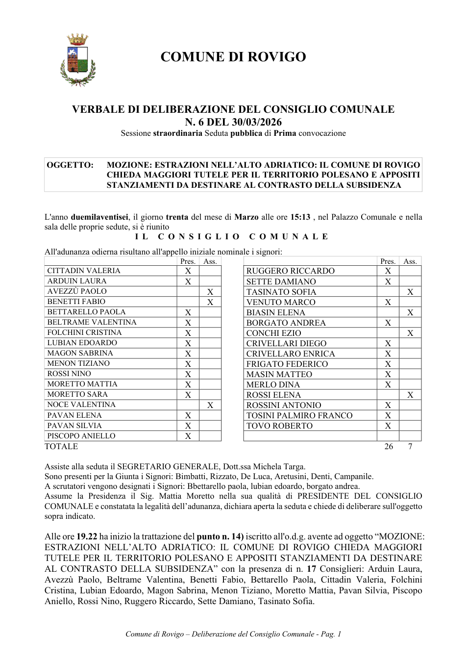 Pagina 1 del documento