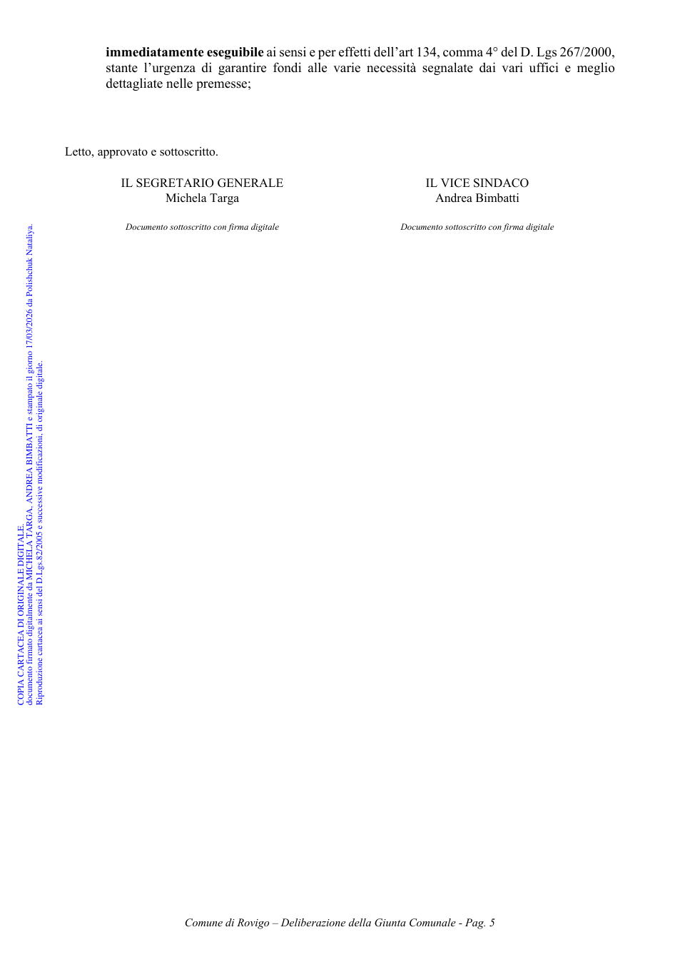 Pagina 5 del documento