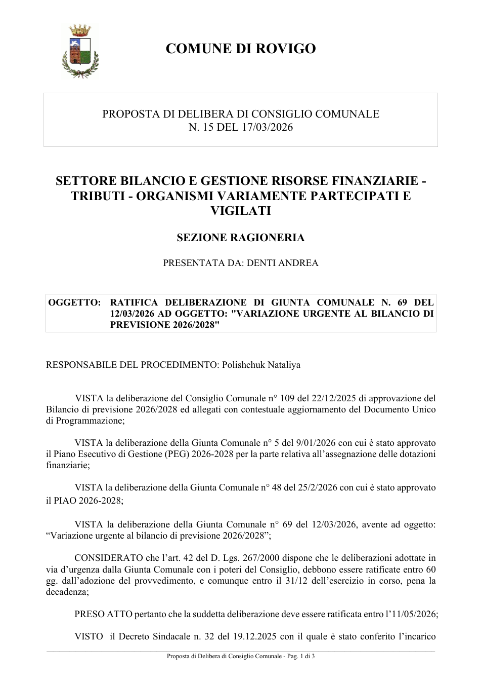 Pagina 1 del documento