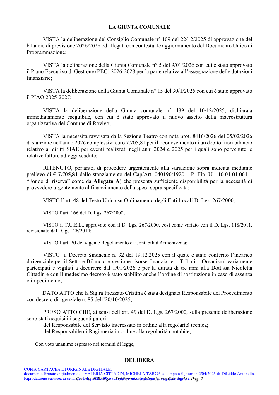 Pagina 2 del documento