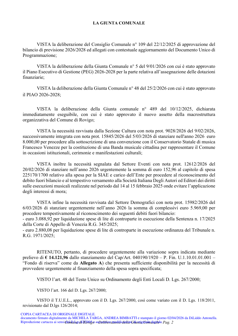 Pagina 2 del documento