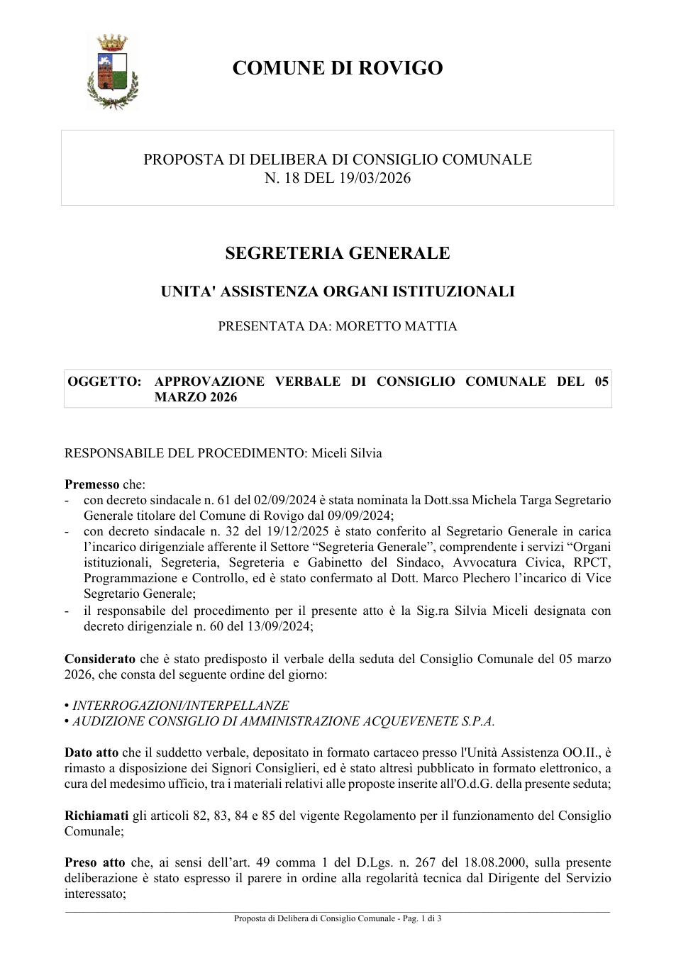 Pagina 1 del documento
