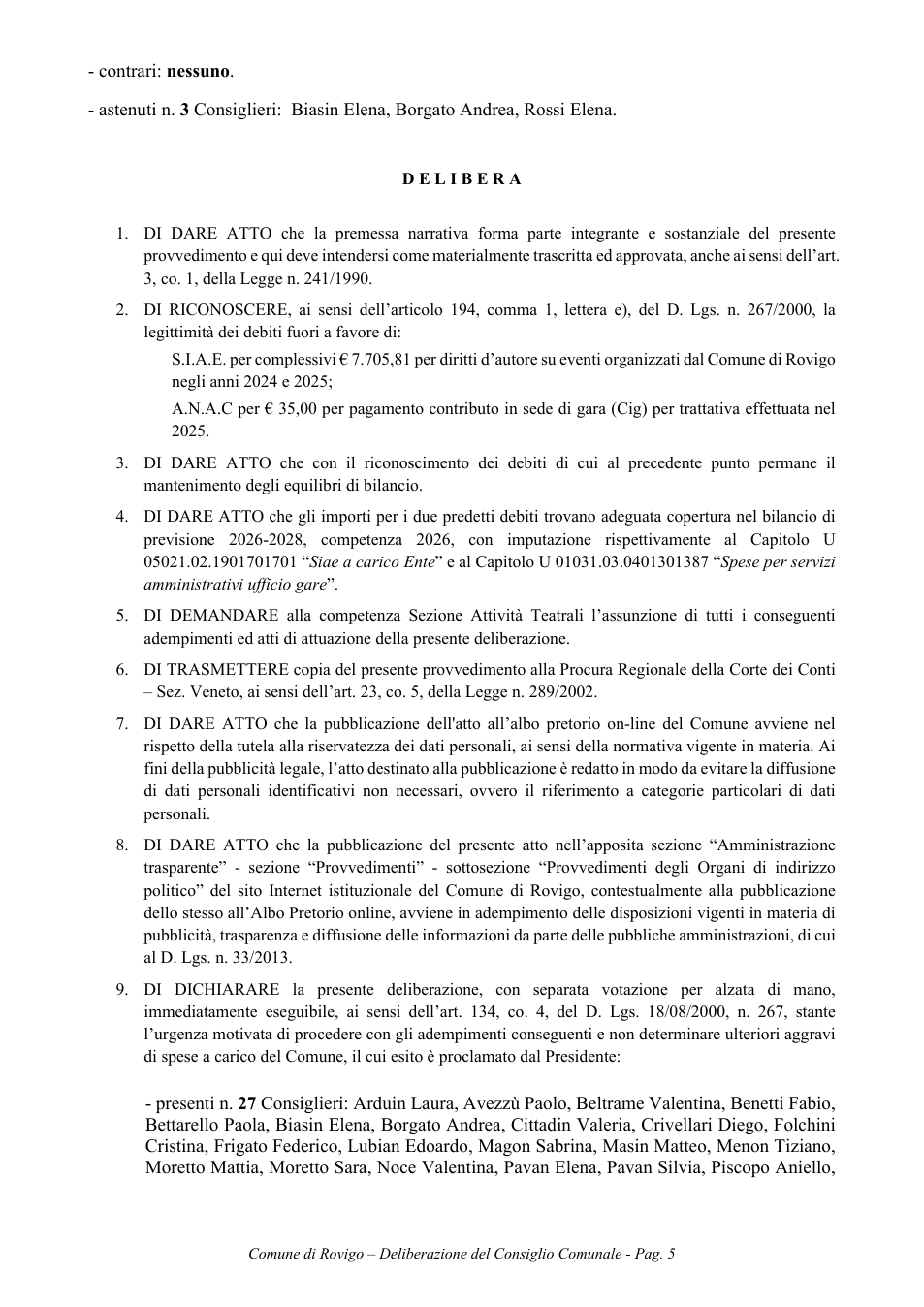 Pagina 5 del documento