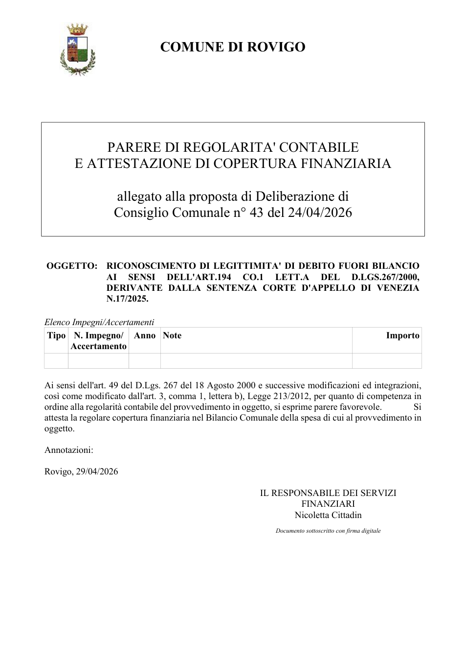 Pagina 1 del documento