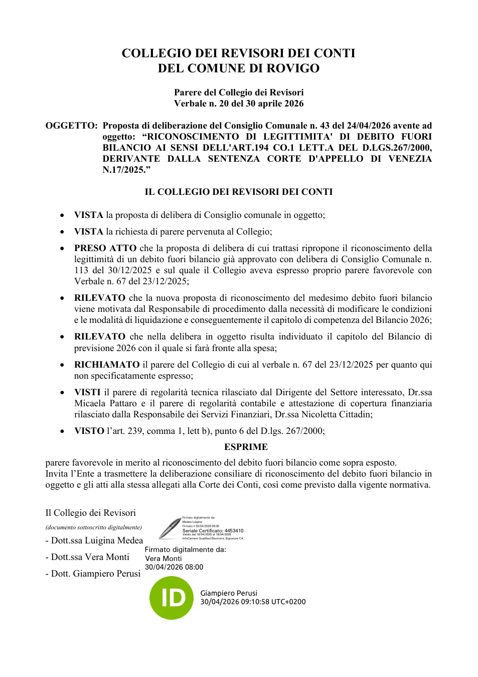 Pagina 1 del documento