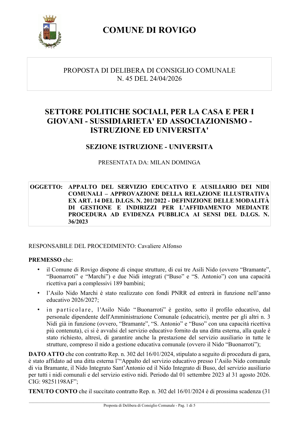 Pagina 1 del documento