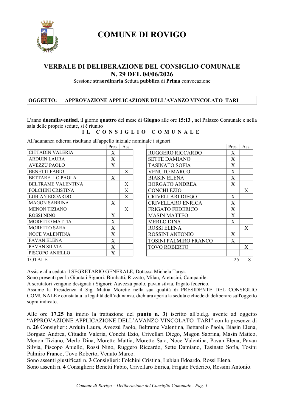 Pagina 1 del documento