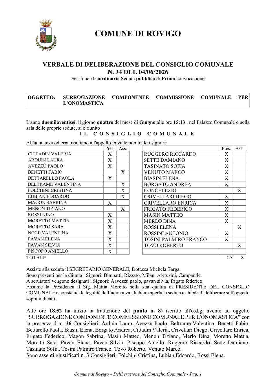 Pagina 1 del documento