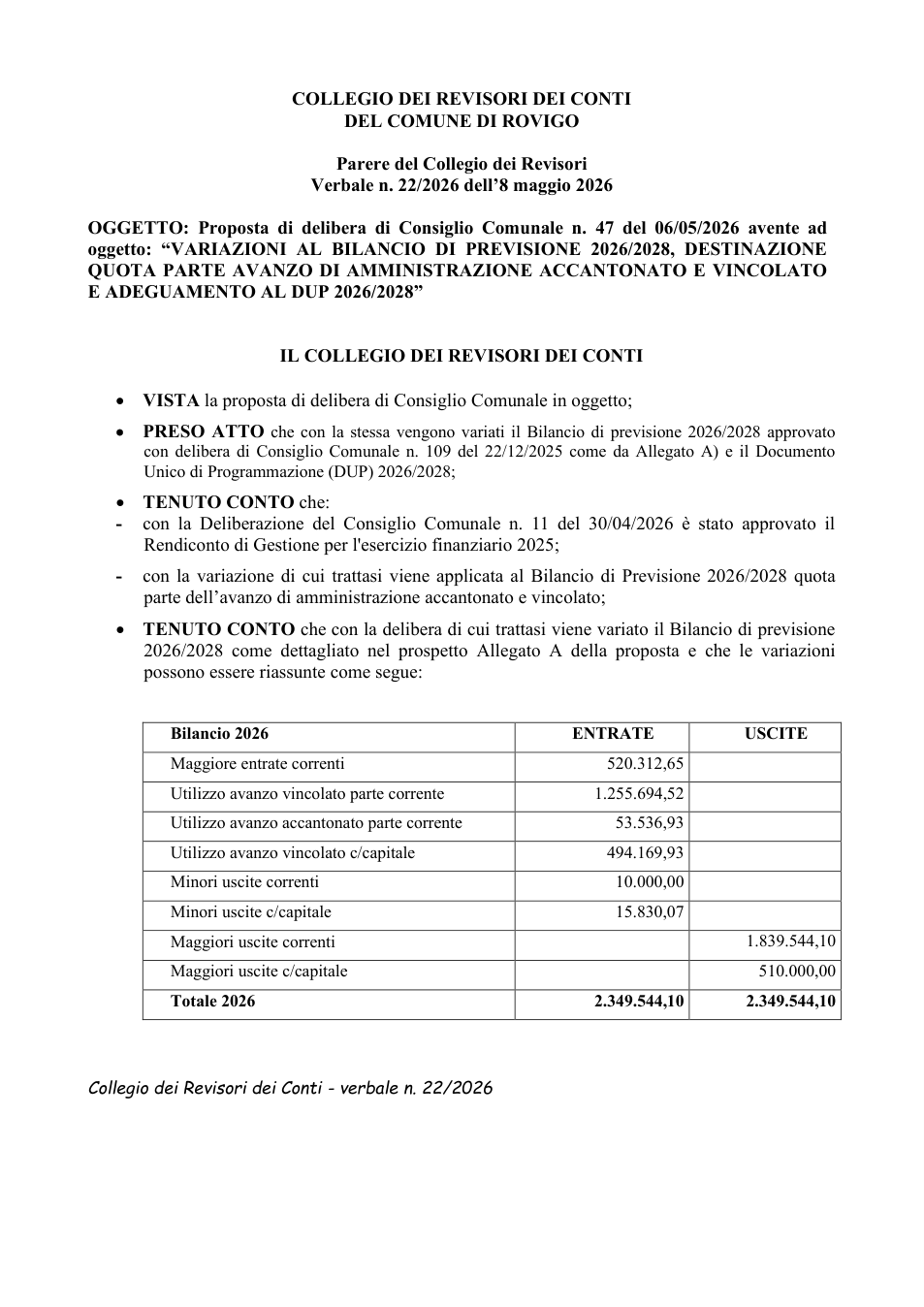 Pagina 1 del documento